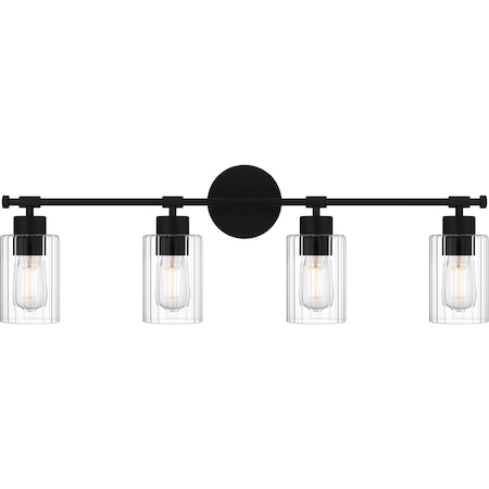 Quoizel Caputo Bath 4 Lights Matte Black CAP8632MBK